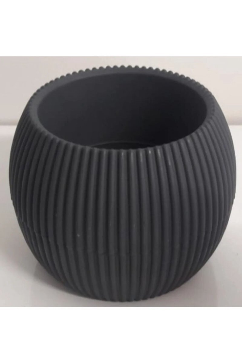 Mercan Saksı 2 Numara 0,35 Litre Su Hazneli Dekoratif Kaktüs Sukulent Saksı 11,8x9,2 cm - Görsel 2