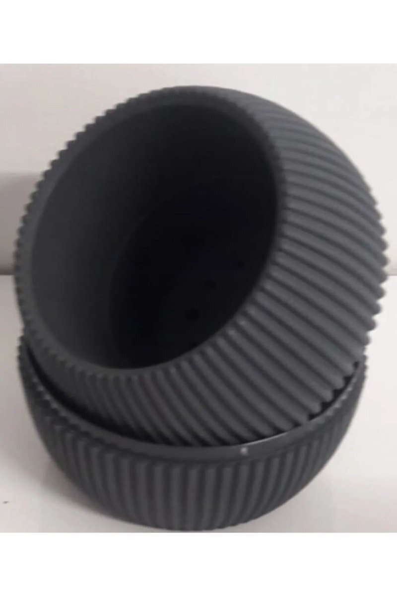 Mercan Saksı 2 Numara 0,35 Litre Su Hazneli Dekoratif Kaktüs Sukulent Saksı 11,8x9,2 cm - Görsel 3