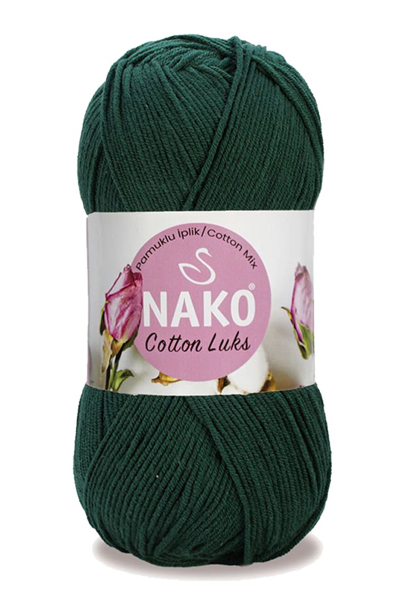 5 Adet Cotton Lüks Yelek Tunik Kazak Bluz Hırka İpi Yünü Koyu Yeşil 97580 - Görsel 2