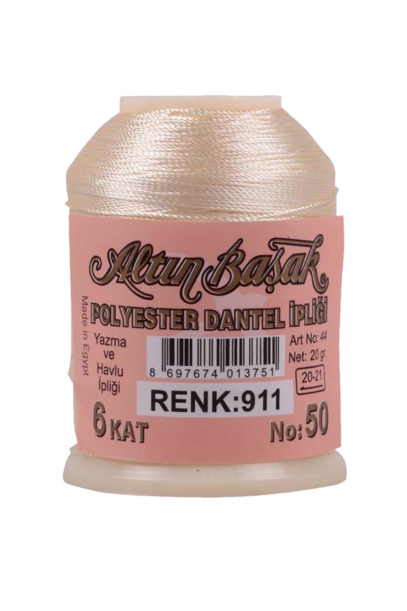 3 Adet Altınbaşak Oya ve Dantel İpi 20 gr - Royaleks - No: 911 - Görsel 3