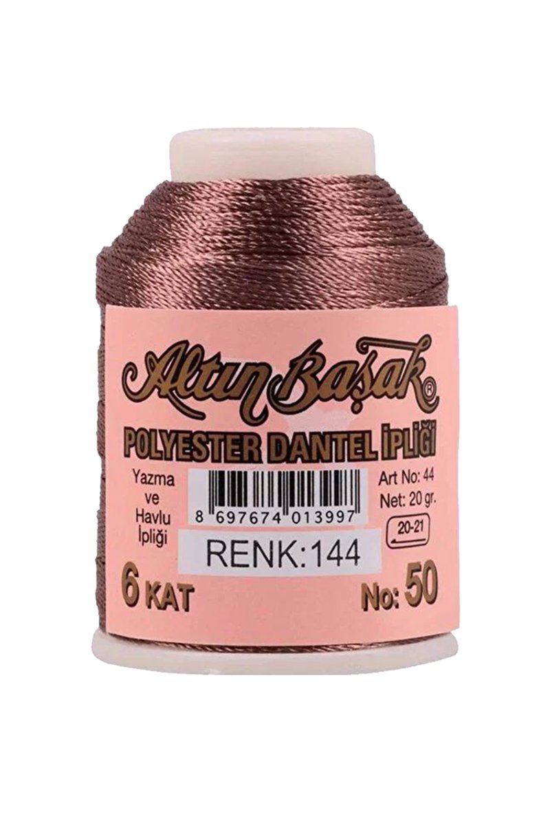 3 Adet Altınbaşak Oya ve Dantel İpi 20 gr - Royaleks - No: 144 - Görsel 3