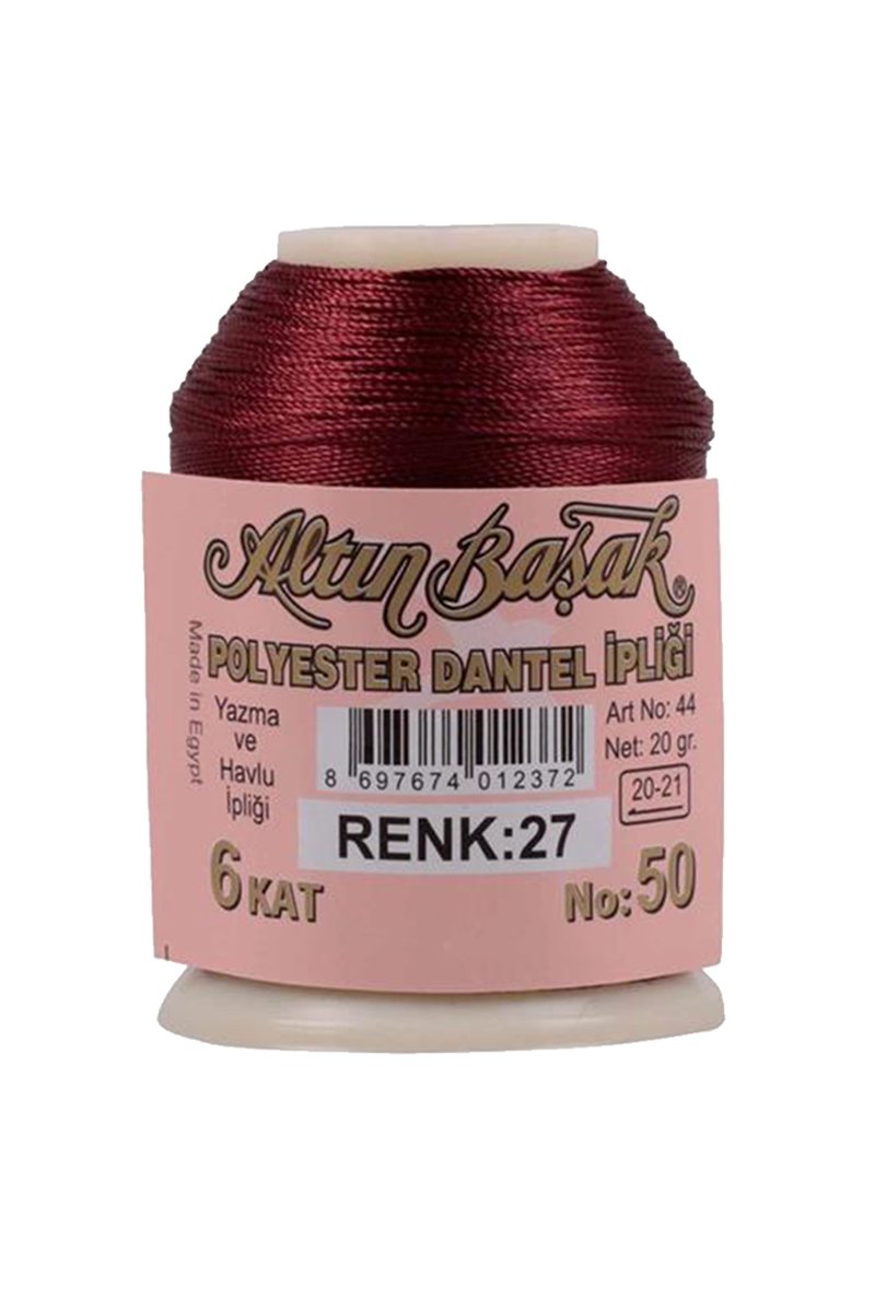3 Adet Altınbaşak Oya ve Dantel İpi 20 gr - Royaleks - No: 027 - Görsel 3