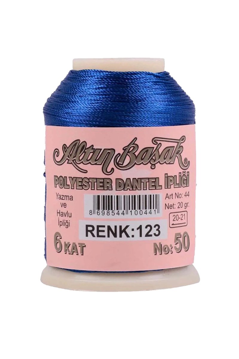3 Adet Altınbaşak Oya ve Dantel İpi 20 gr - Royaleks - No: 123 - Görsel 3