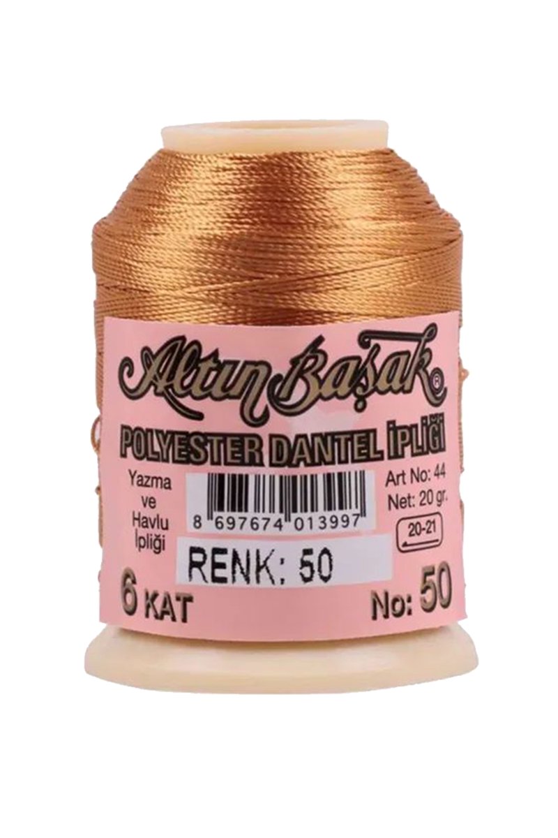 3 Adet Altınbaşak Oya ve Dantel İpi 20 gr - Royaleks - No: 050 - 480 - 585 - Görsel 3