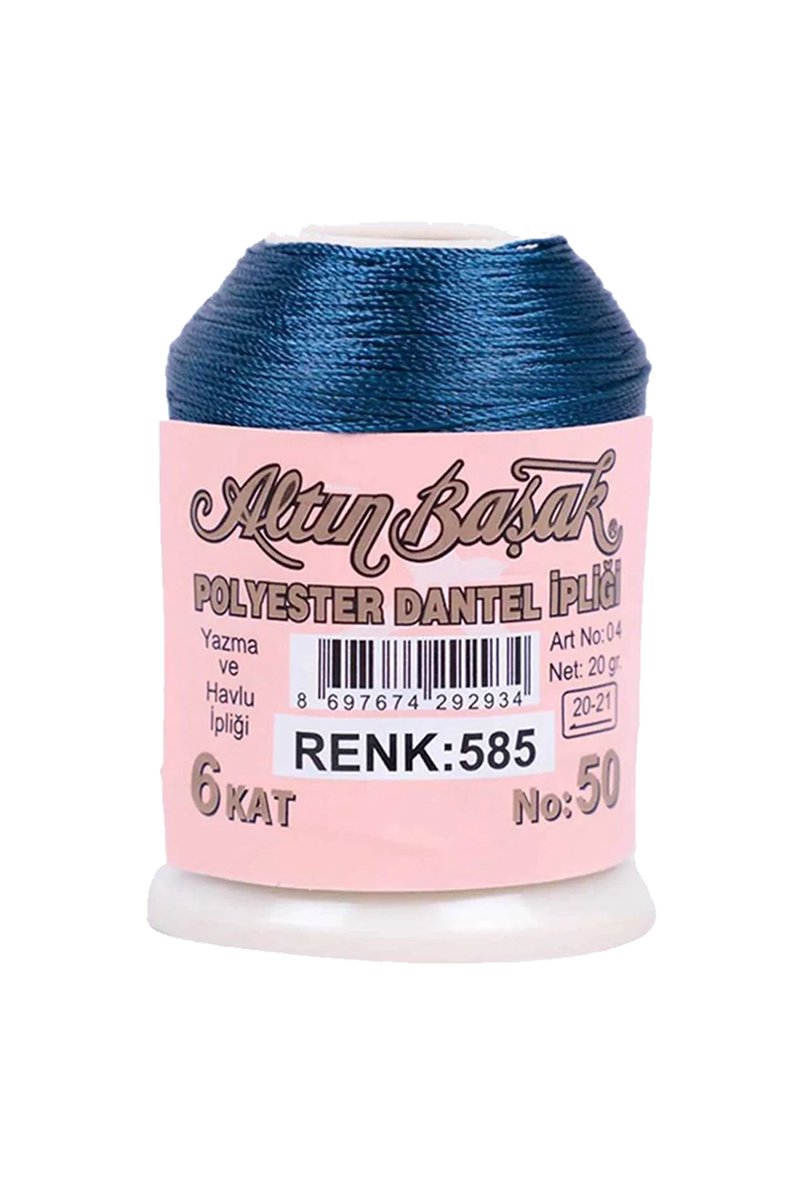 3 Adet Altınbaşak Oya ve Dantel İpi 20 gr - Royaleks - No: 050 - 480 - 585 - Görsel 5