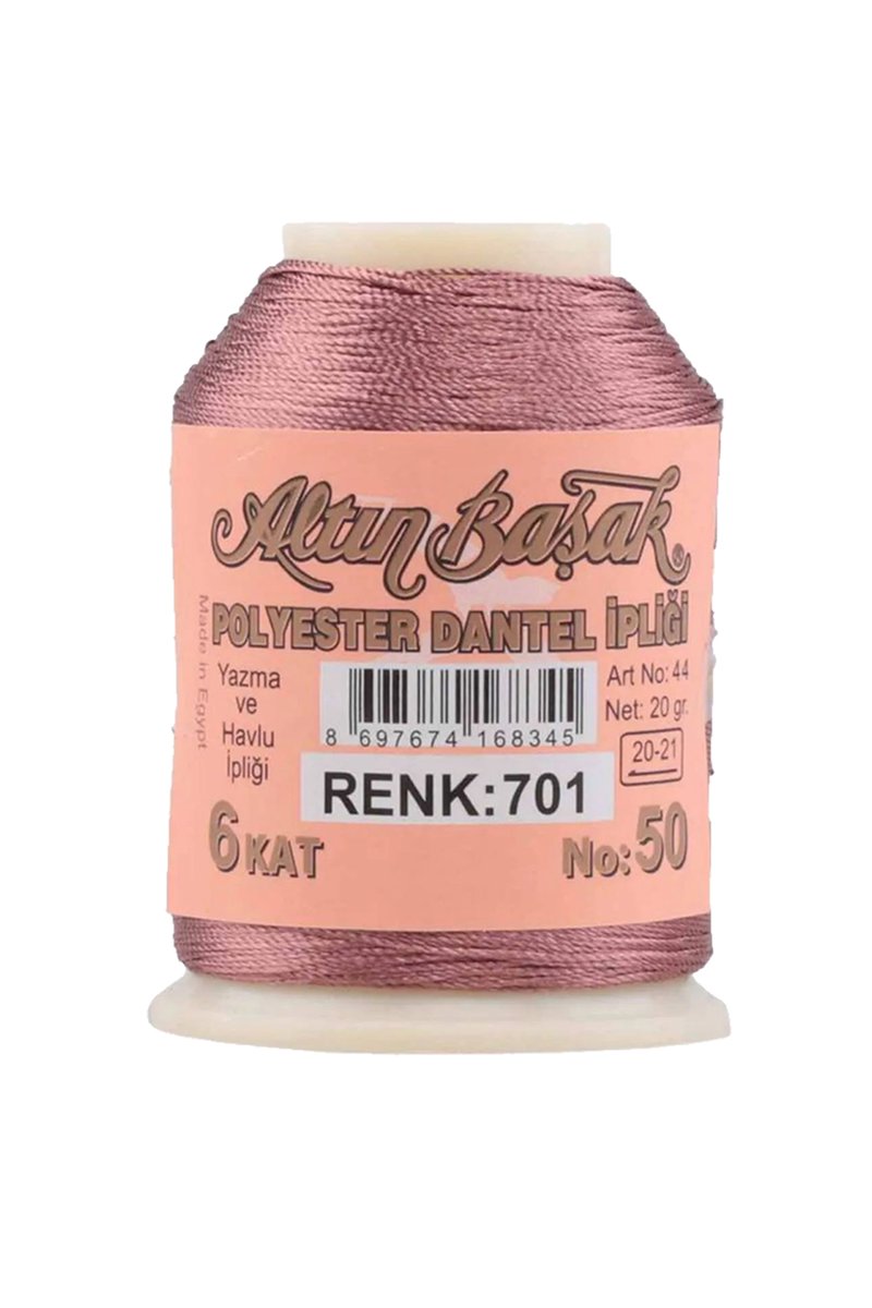 3 Adet Altınbaşak Oya ve Dantel İpi 20 gr - Royaleks - No: 041 - 701 - 769 - Görsel 3