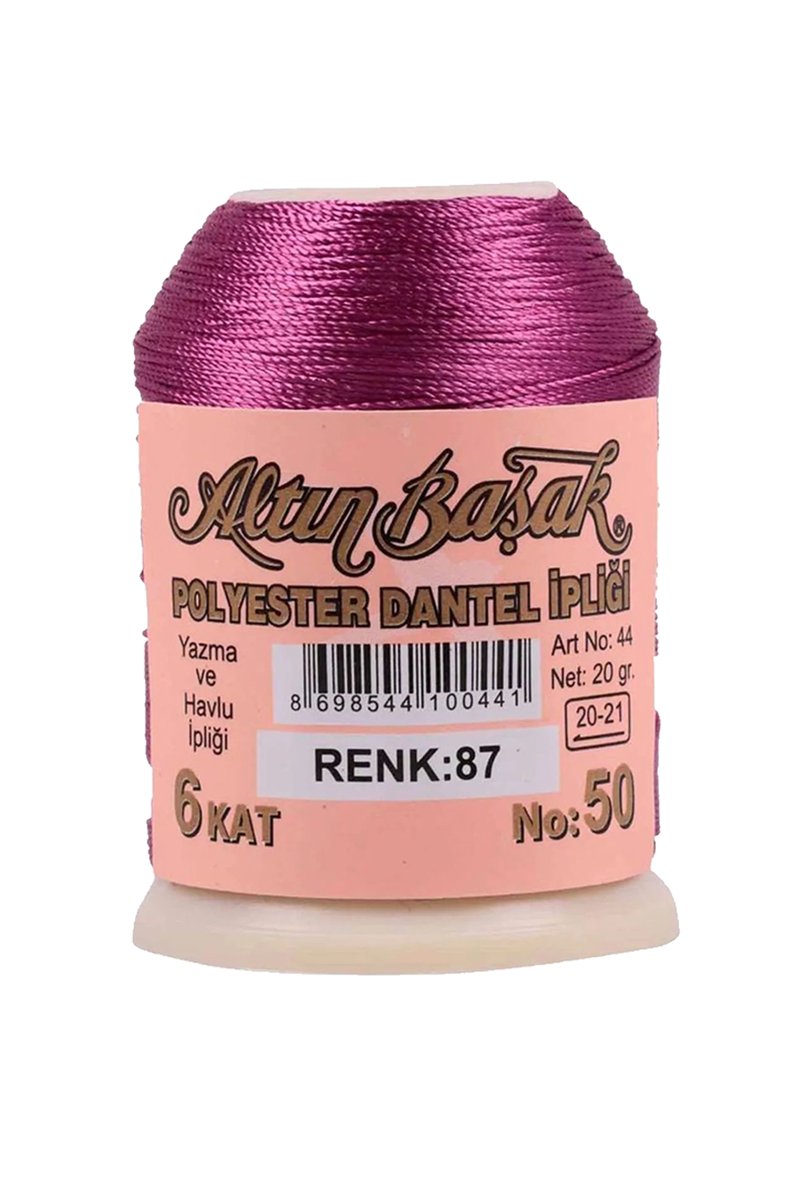 3 Adet Altınbaşak Oya ve Dantel İpi 20 gr - Royaleks - No: 301 - 087 - 383 - Görsel 4