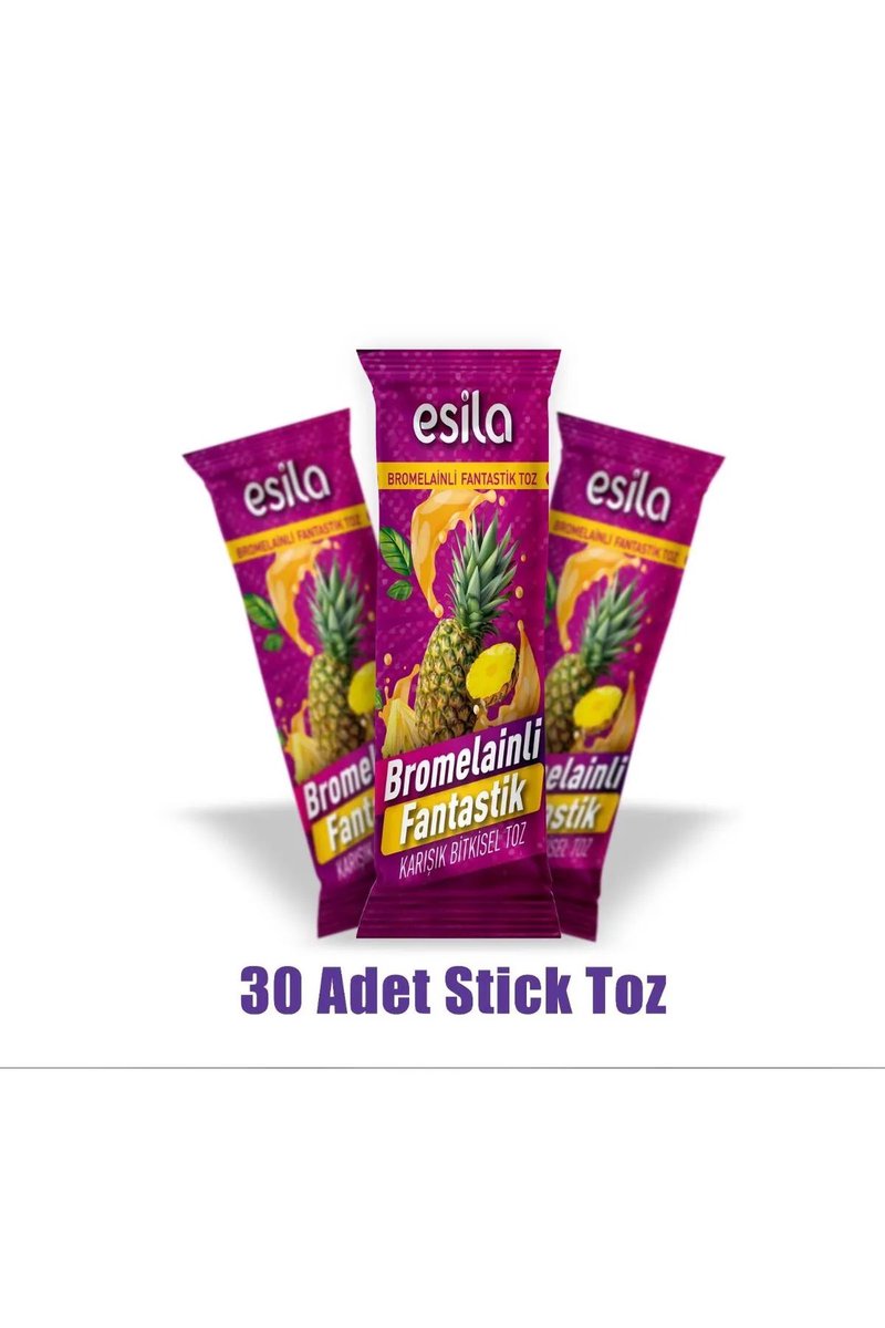 Fantastik 30’lu Stick Bromelainli Bitkisel Toz Çay - Görsel 2