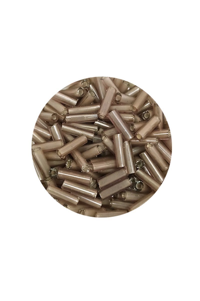 Uzun Boru Kesme Boncuk Çap 2mm Uzunluk 10 mm - 60 Gram - Duman - BNC292 - Görsel 2