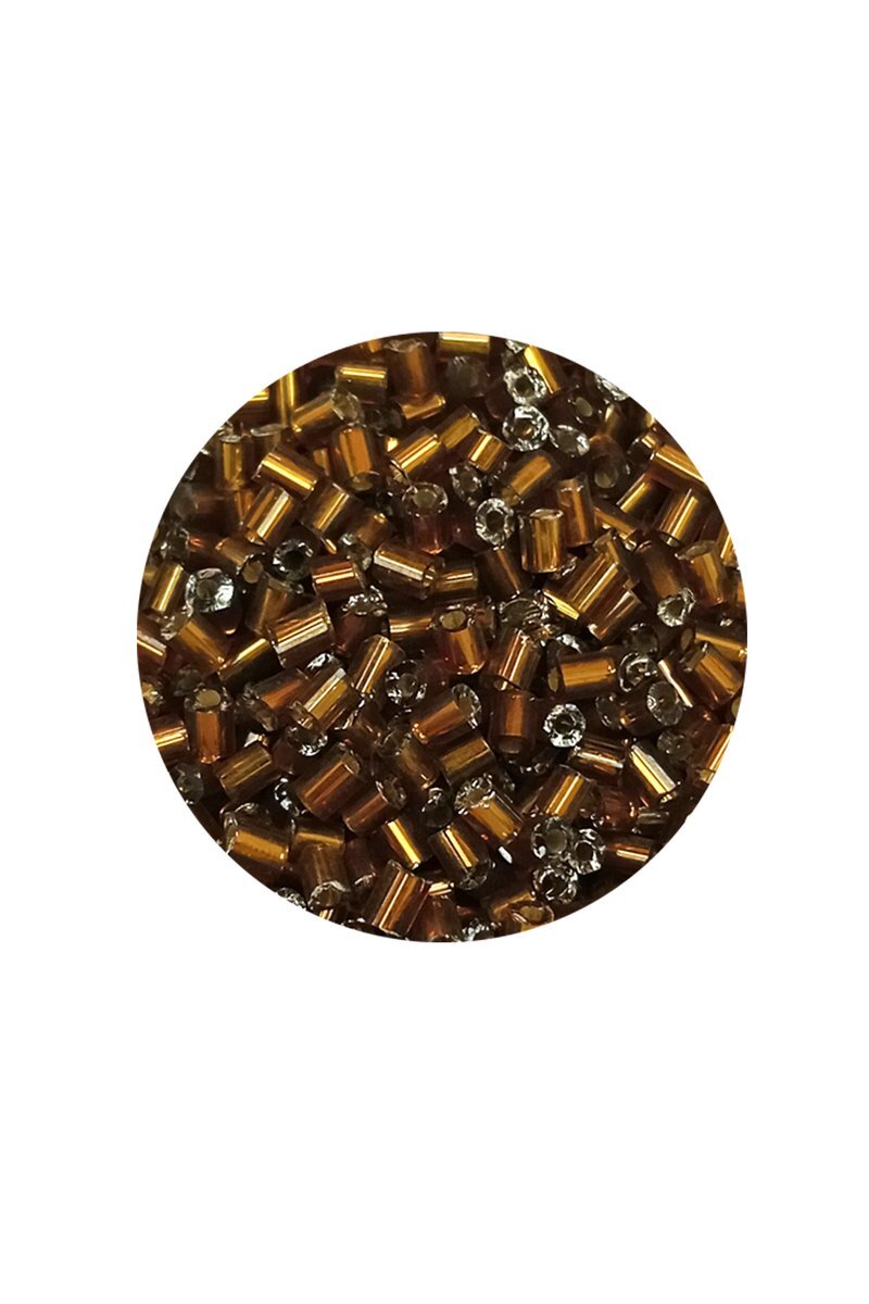 Kesme Cam Boncuk 2mm - 20 Gram - Koyu Kahverengi -BNC324 - Görsel 2