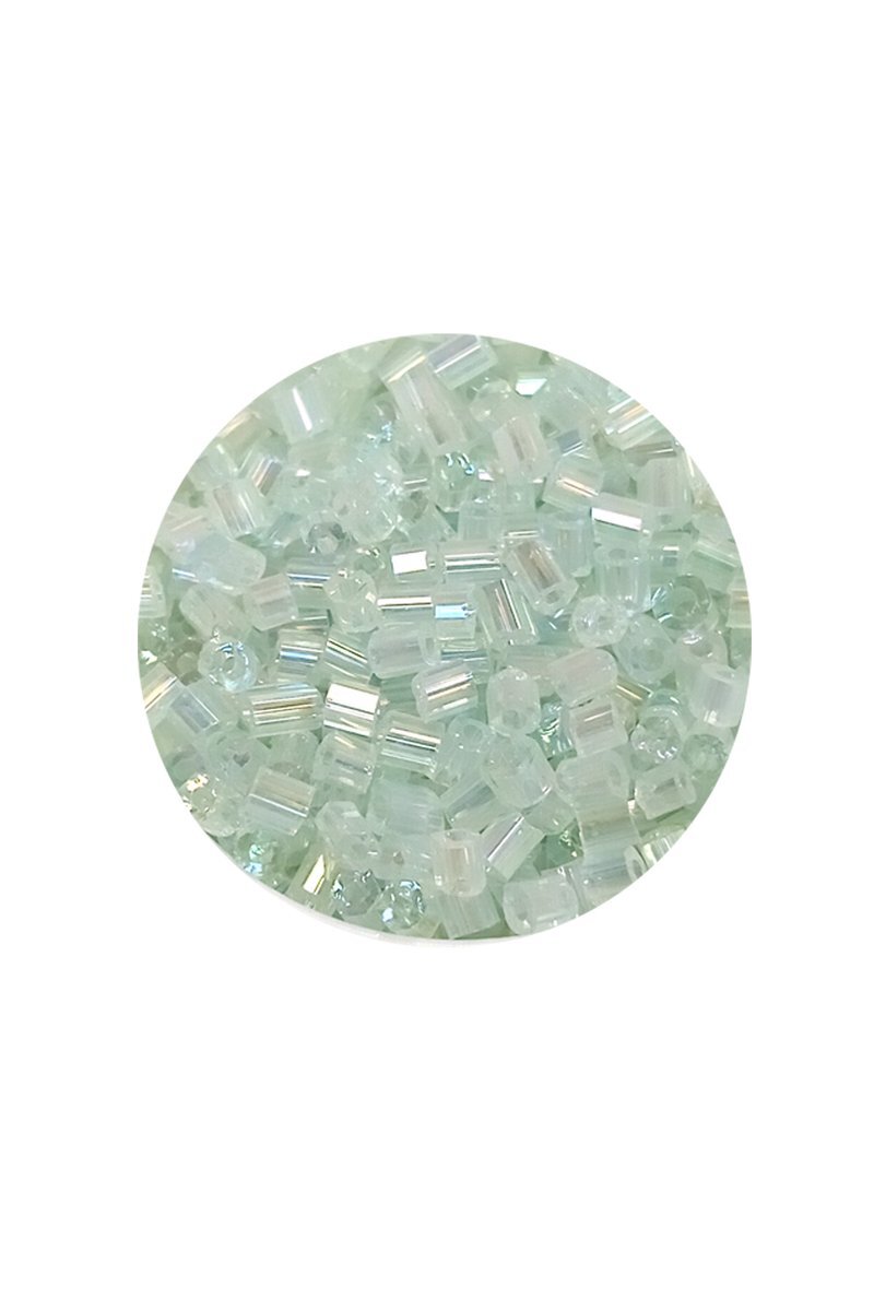 Kesme Cam Boncuk 2mm - 60 Gram - Şeffaf Beyaz - BNC368 - Görsel 2