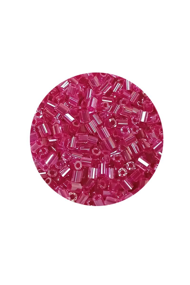 Kesme Cam Boncuk 2mm - 60 Gram - Şeffaf Pembe - BNC382 - Görsel 2