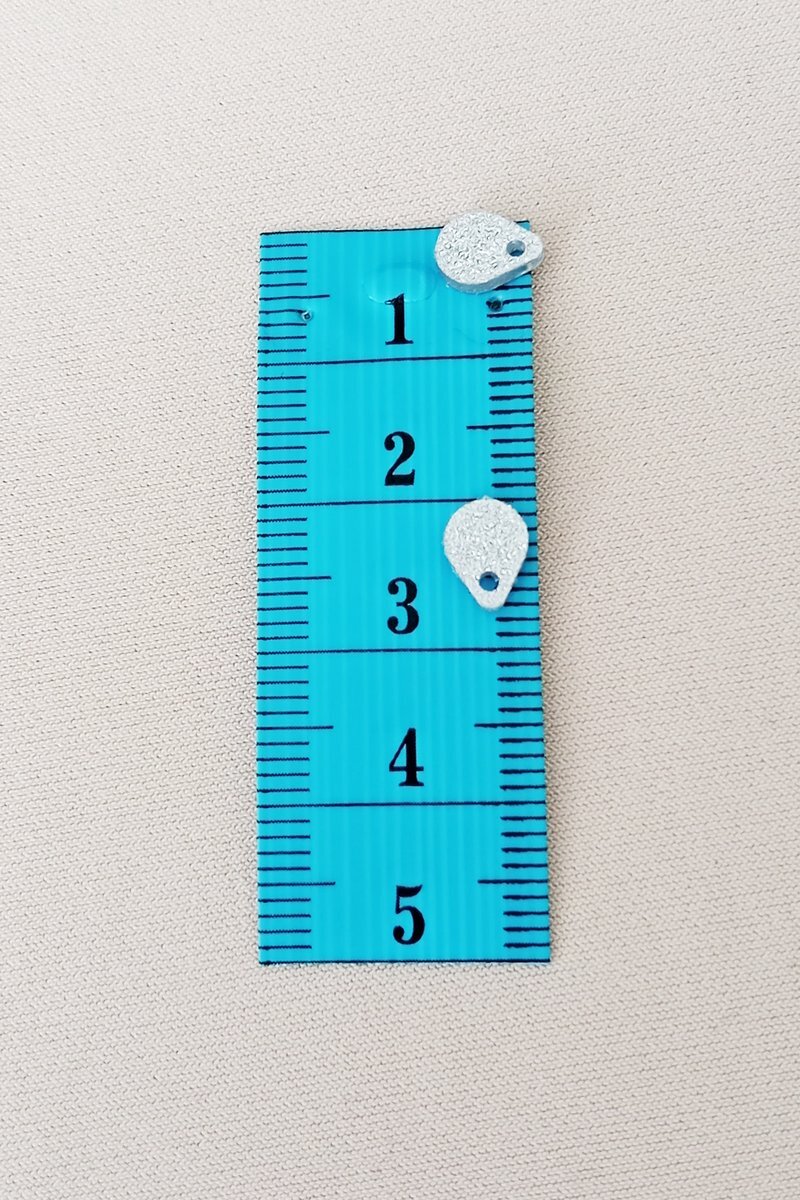 Oya Abiye Bileklik Kolye Pleksi Metalik Plastik Pul Gümüş Renk 8 gram 155 adet - BNC509 - Görsel 2