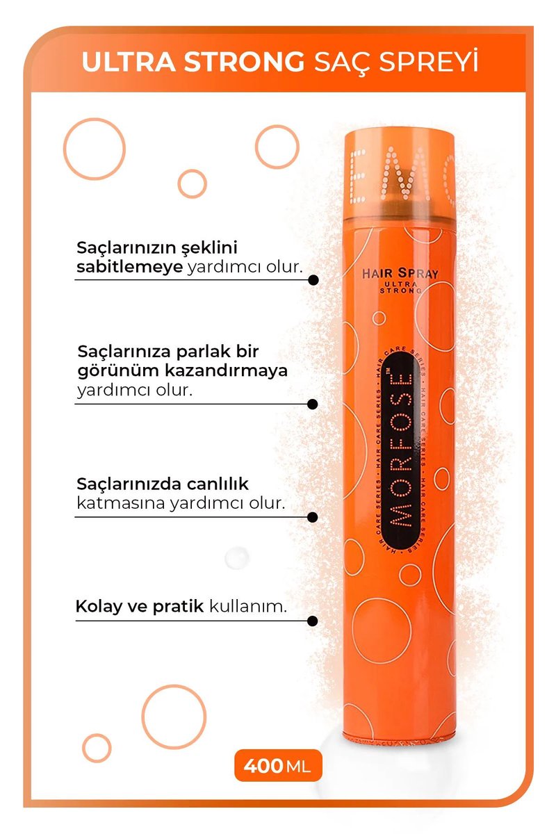 Ultra Strong Saç Spreyi 400 ML - mrfs - Görsel 3