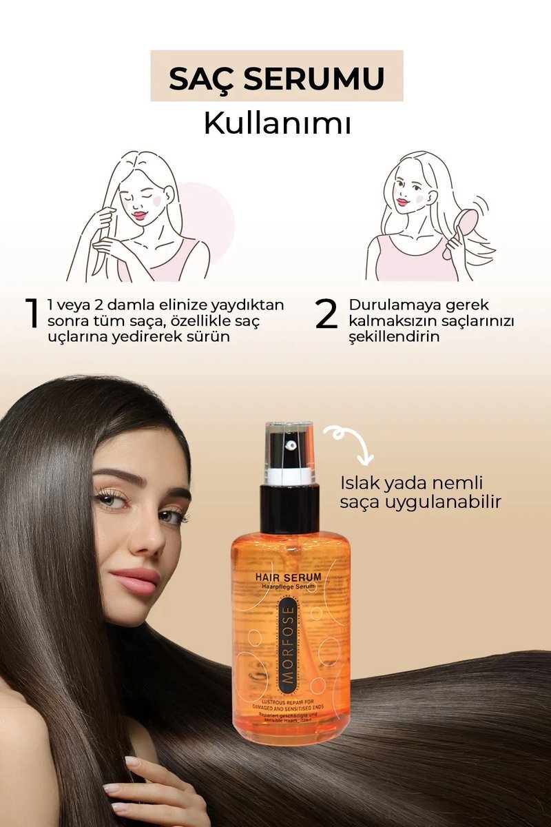 Argan Saç Serumu 75 ML - Boyalı ve Röfleli Saçlar - mrfs - Görsel 3