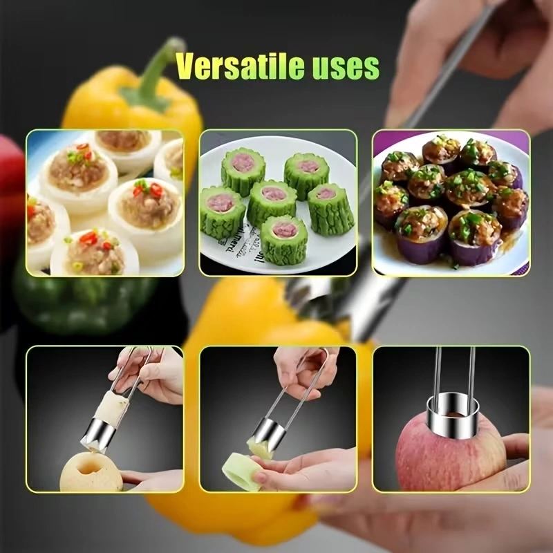 Paslanmaz Çelik Sebze Meyve Oyacağı - Görsel 5