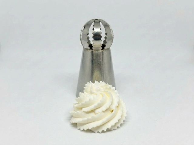 5'li Profesyonel Rus Top Duy Ucu Seti – 5.9 Cm Büyük Boy Paslanmaz Çelik Krema Sıkma Ve Fırfır Uçları - Görsel 4