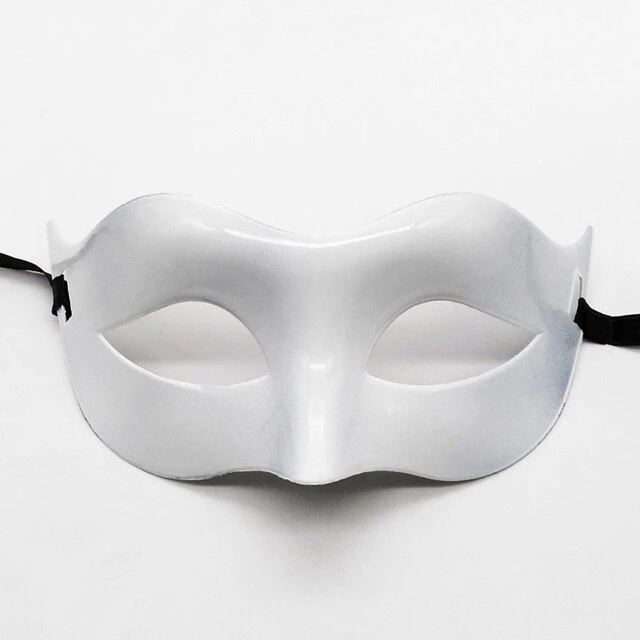 Beyaz Renk Masquerade Kostüm Partisi Venedik Balo Maskesi - Görsel 2