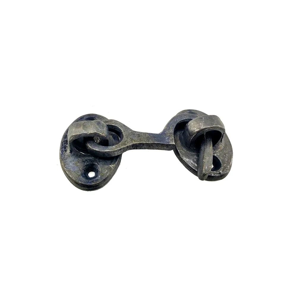 Antika Tarz Dekoratif Pirinç Çengeli - 5cm, Oksit