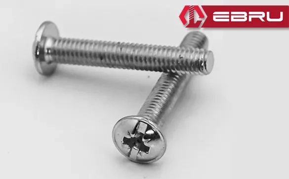 Yuvarlak Yıldız Başlı Rysb Kulp Vidası, Civata M4x12 - 500 Adet - Görsel 2