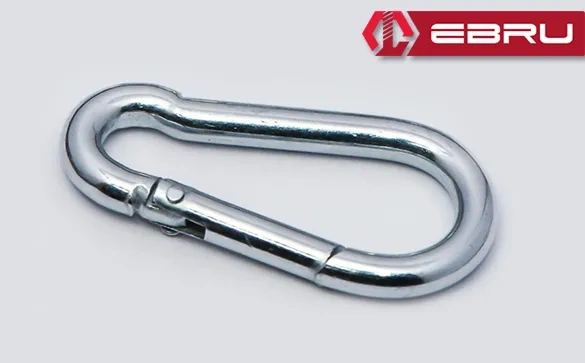 Yaylı Karabina, Çengel, Kanca 12mm - 10 Adet - Görsel 2