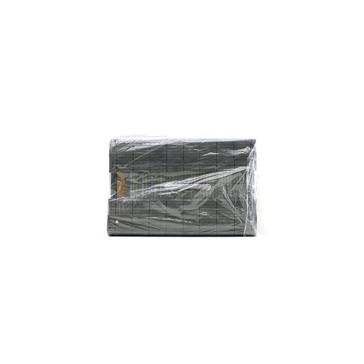 Oval Bambu Kenarlı 3'lü Organizer Sepet Seti - Gri - Görsel 4