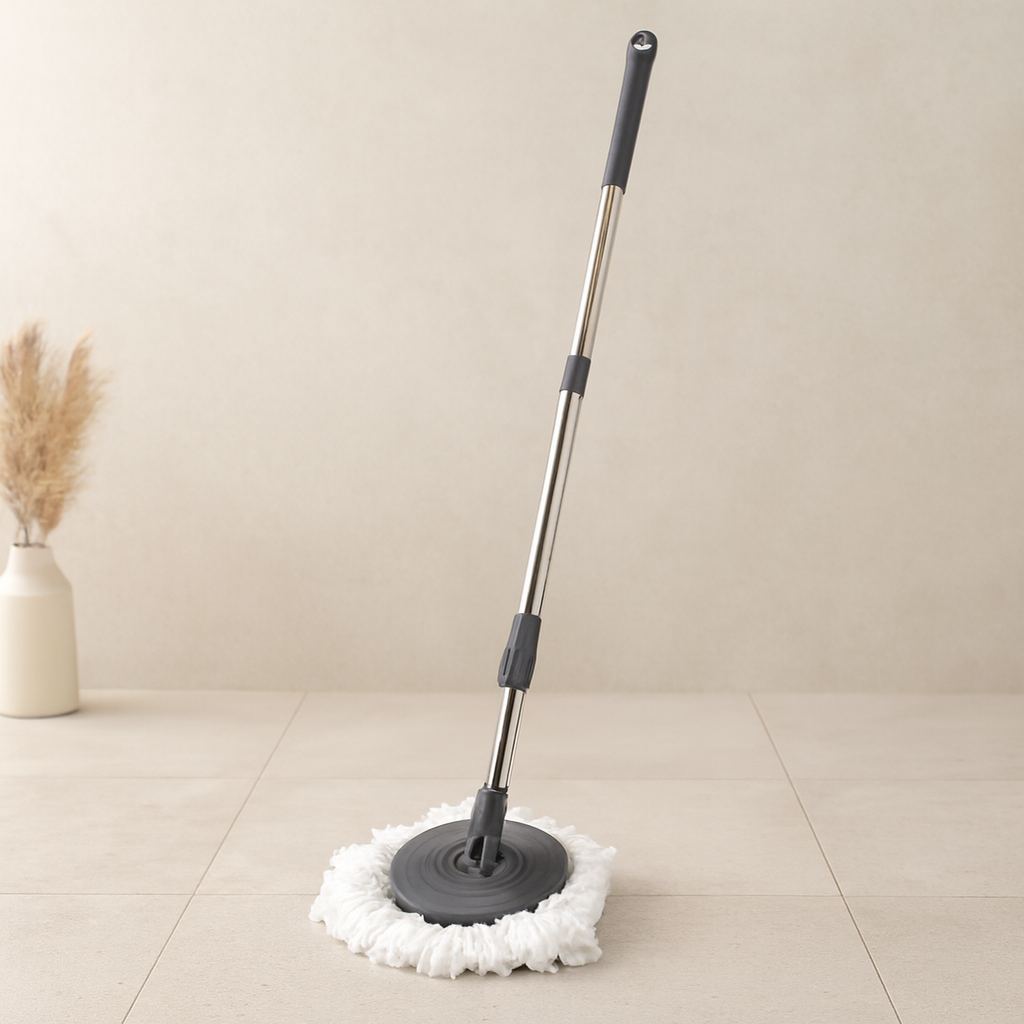 Otomatik 360° Mikrofiber Mop Seti 110 cm Sap - Görsel 2